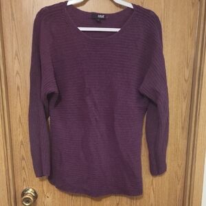 Ana Women's Purple Crew Neck Sweater